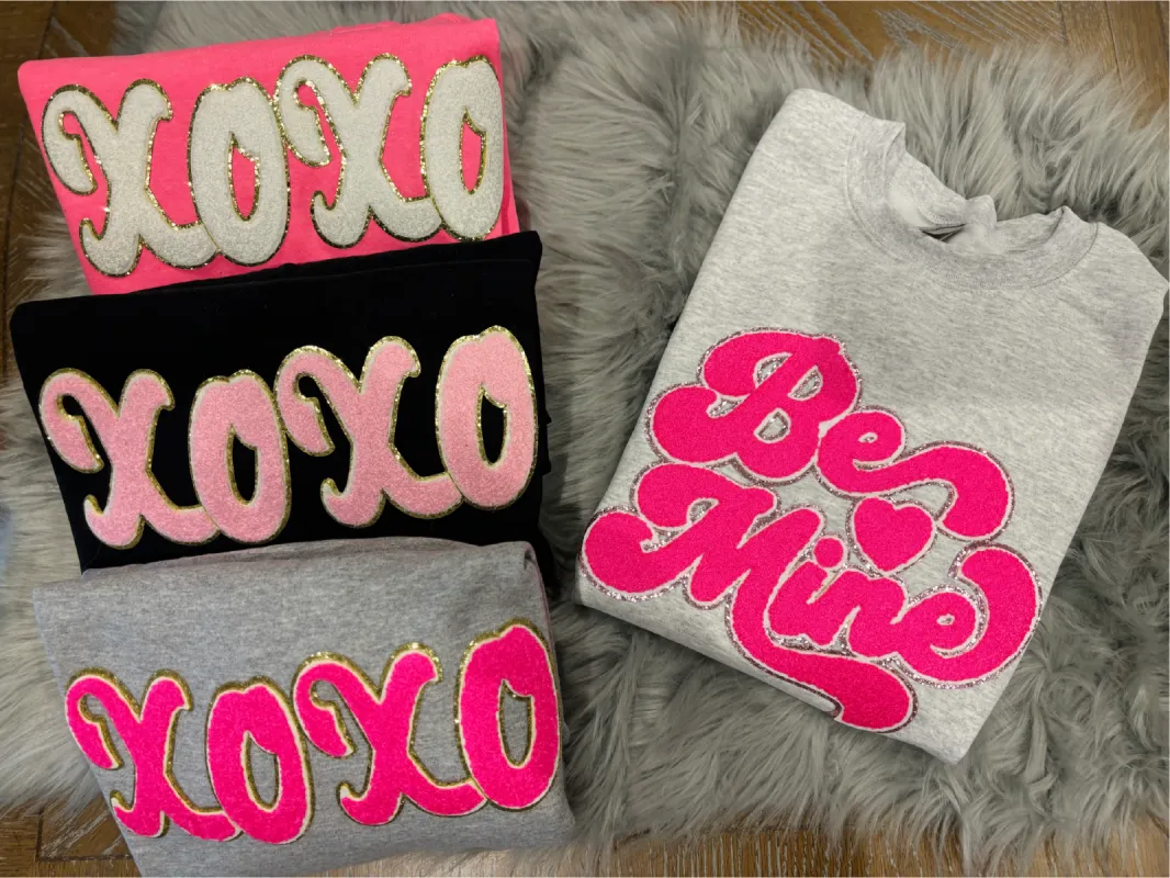 Chenille Patch Sweatshirts sold by Roxie’s Picks