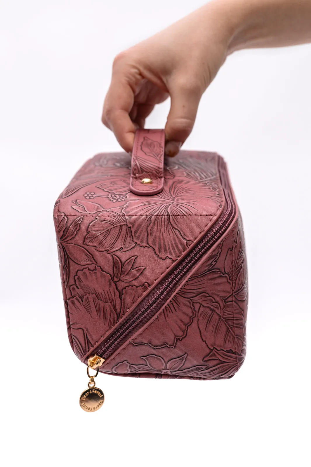 Life In Luxury Large Capacity Cosmetic Bag in Merlot sold by Roxie’s Picks product image thumbnail 3