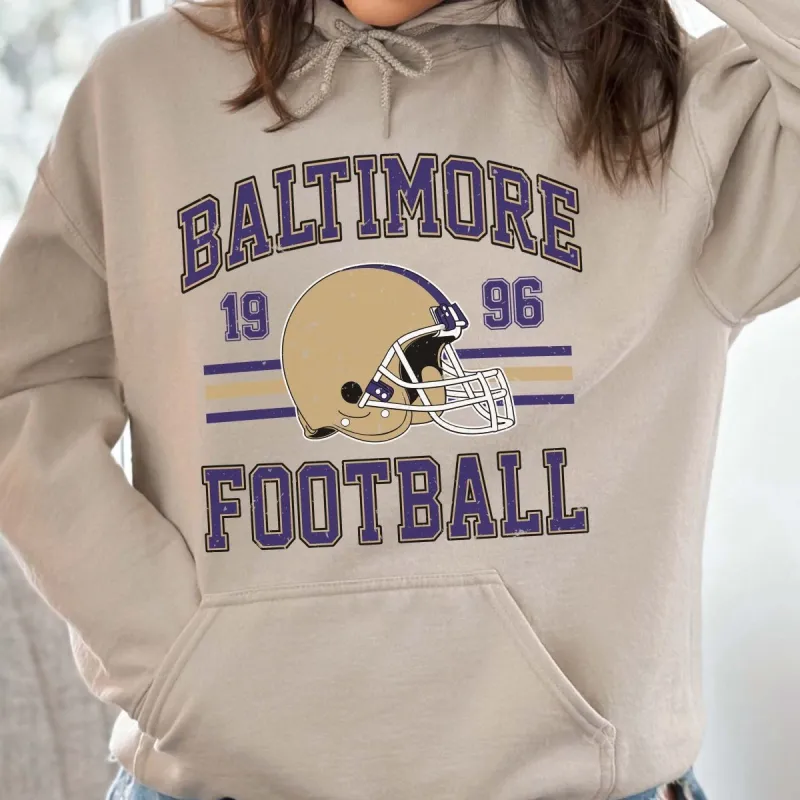 Baltimore Football Graphic Hoodie sold by Roxie’s Picks