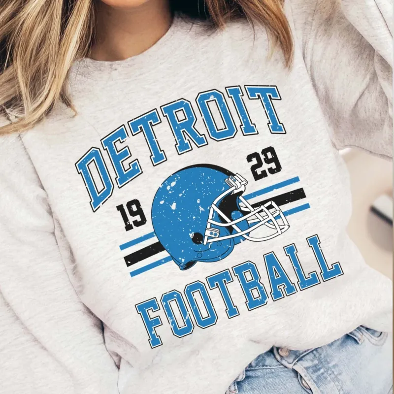 Detroit Football Graphic Sweatshirt sold by Roxie’s Picks