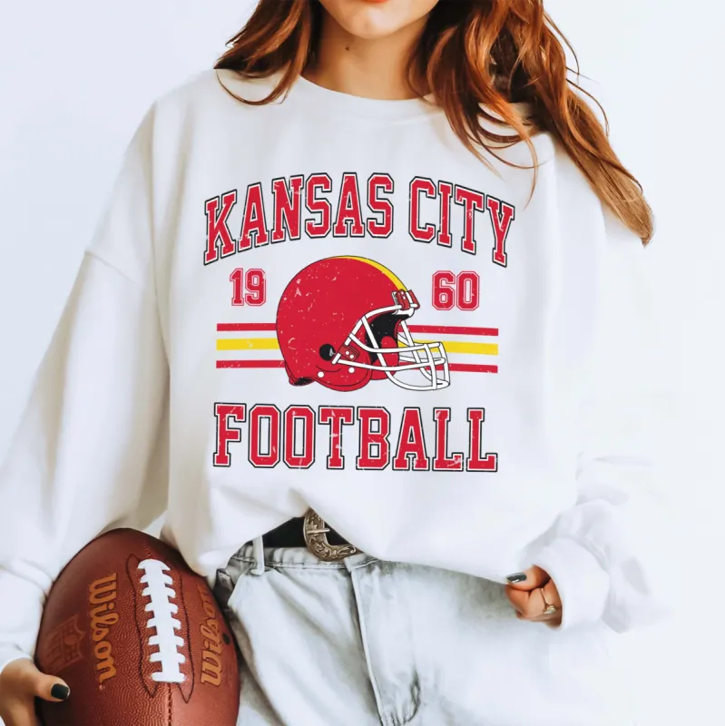 Kansas City Football Graphic Sweatshirt sold by Roxie’s Picks