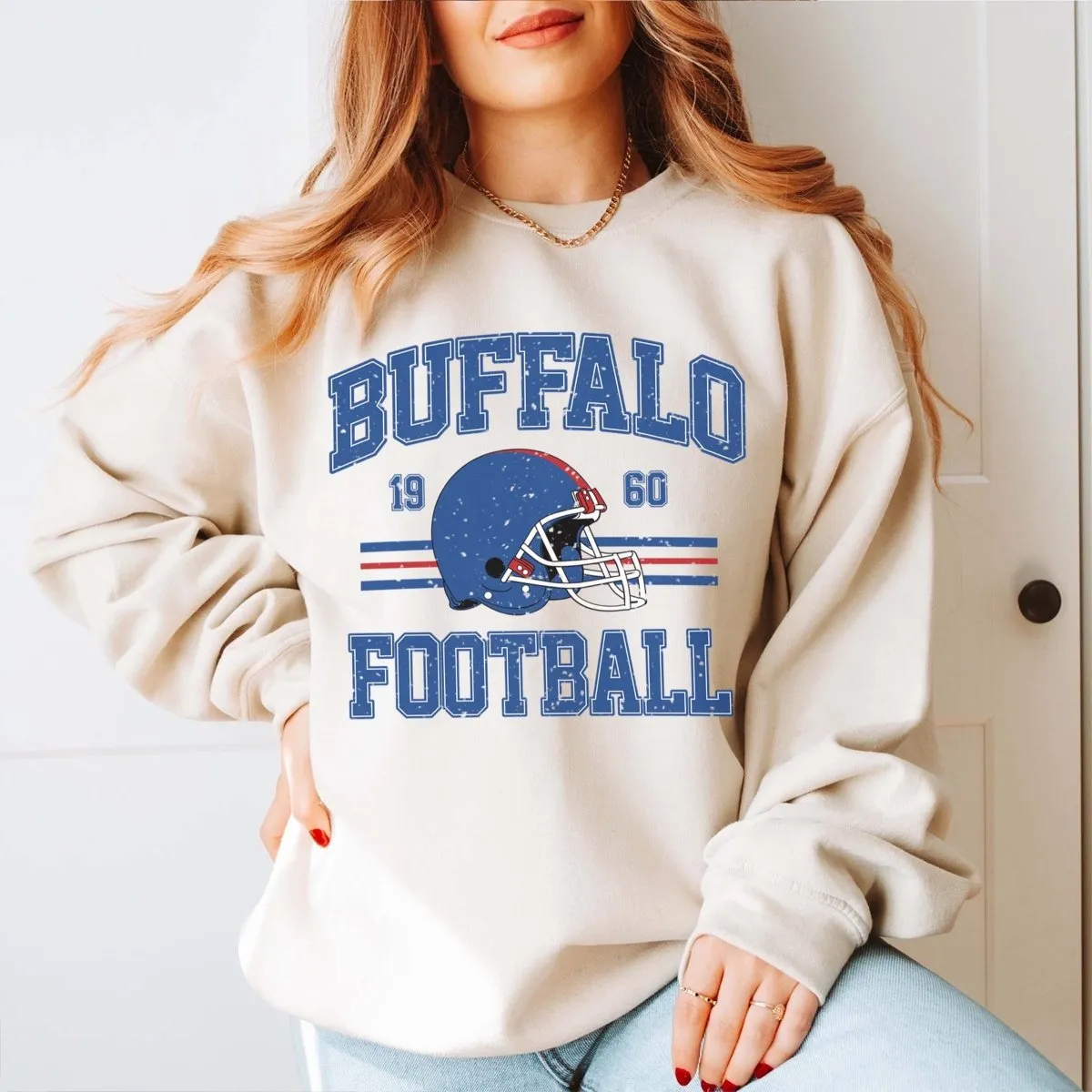 Buffalo Football Graphic Sweatshirt sold by Roxie’s Picks product image thumbnail 3
