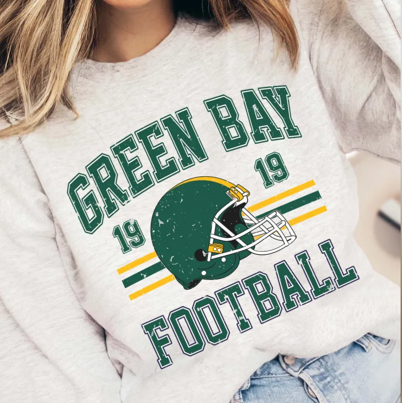 Green Bay Football Graphic Sweatshirt sold by Roxie’s Picks