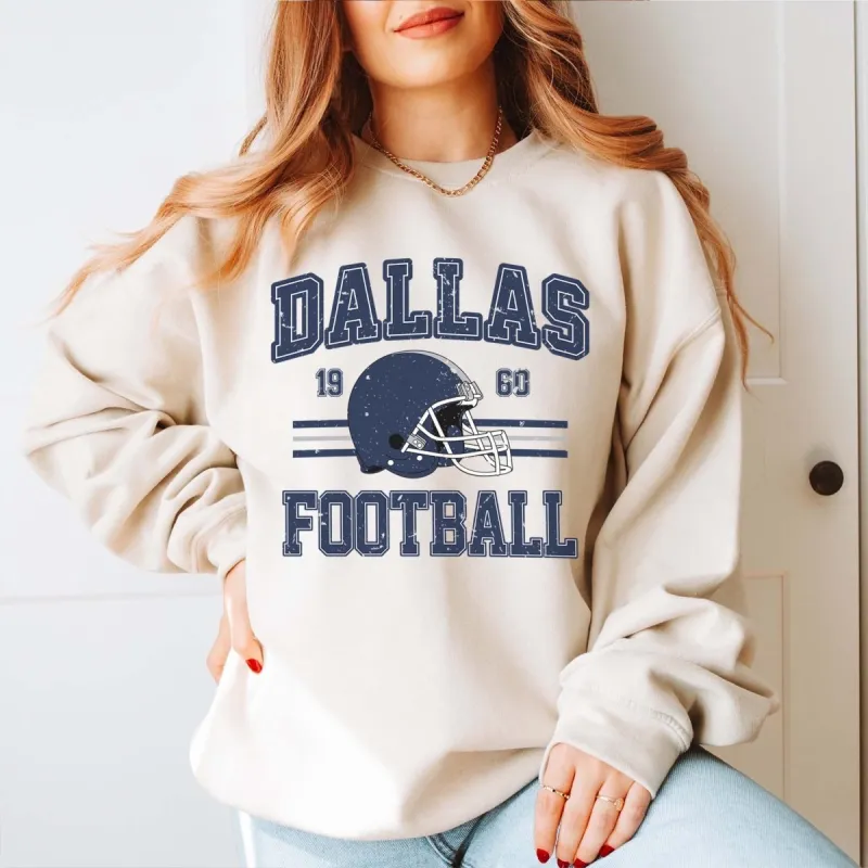 Dallas Football Graphic Sweatshirt sold by Roxie’s Picks