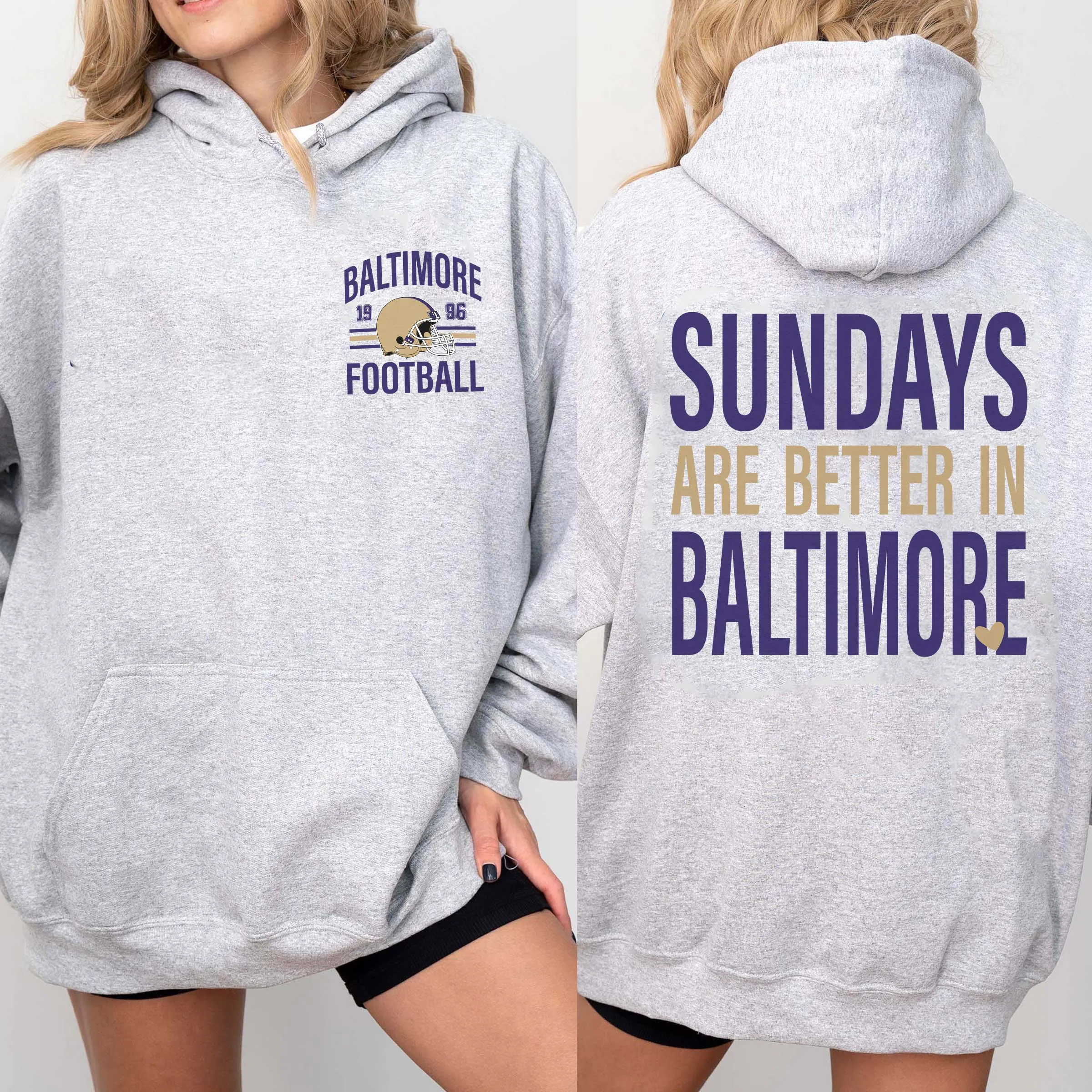Sundays Are Better In Baltimore Graphic Hoodie sold by Roxie’s Picks