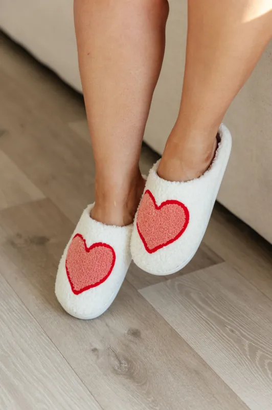 Big Heart Cozy Slippers sold by Roxie’s Picks