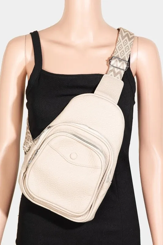 Fame Textured PU Leather Sling Bag sold by Roxie’s Picks product image thumbnail 2