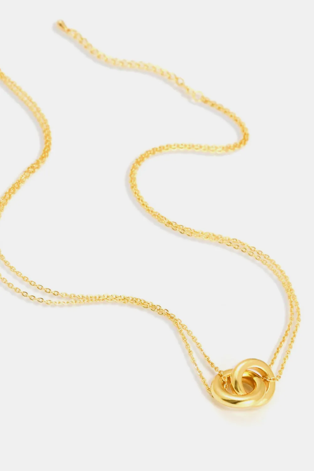 Linked Ring Pendant Chain Necklace sold by Roxie’s Picks product image thumbnail 4