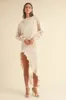 Mable Backless Asymmetric Ruffle Hem Dress sold by Roxie’s Picks