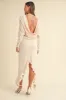 Mable Backless Asymmetric Ruffle Hem Dress sold by Roxie’s Picks
