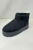 WILD DIVA Suede Round Toe Platform Booties sold by Roxie’s Picks