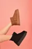 WILD DIVA Suede Round Toe Platform Booties sold by Roxie’s Picks