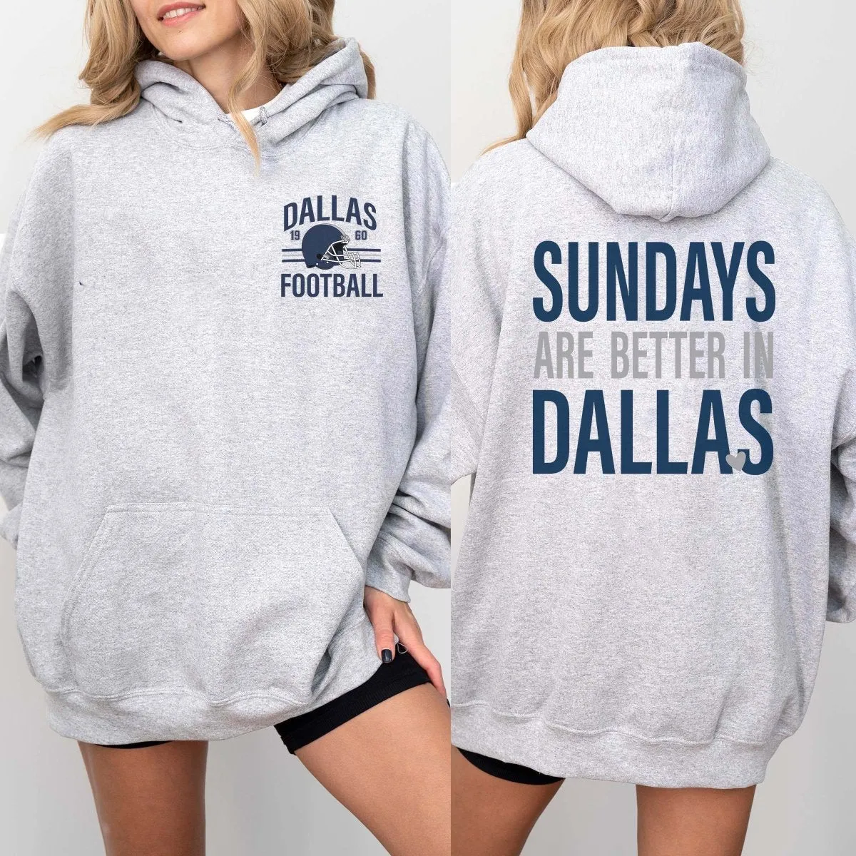 Sundays Are Better In Dallas Graphic Hoodie sold by Roxie’s Picks