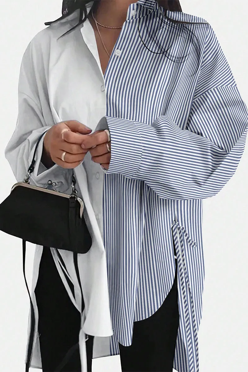 Tassel Charm Hi-Lo Button Shirt sold by Roxie’s Picks product image thumbnail 2