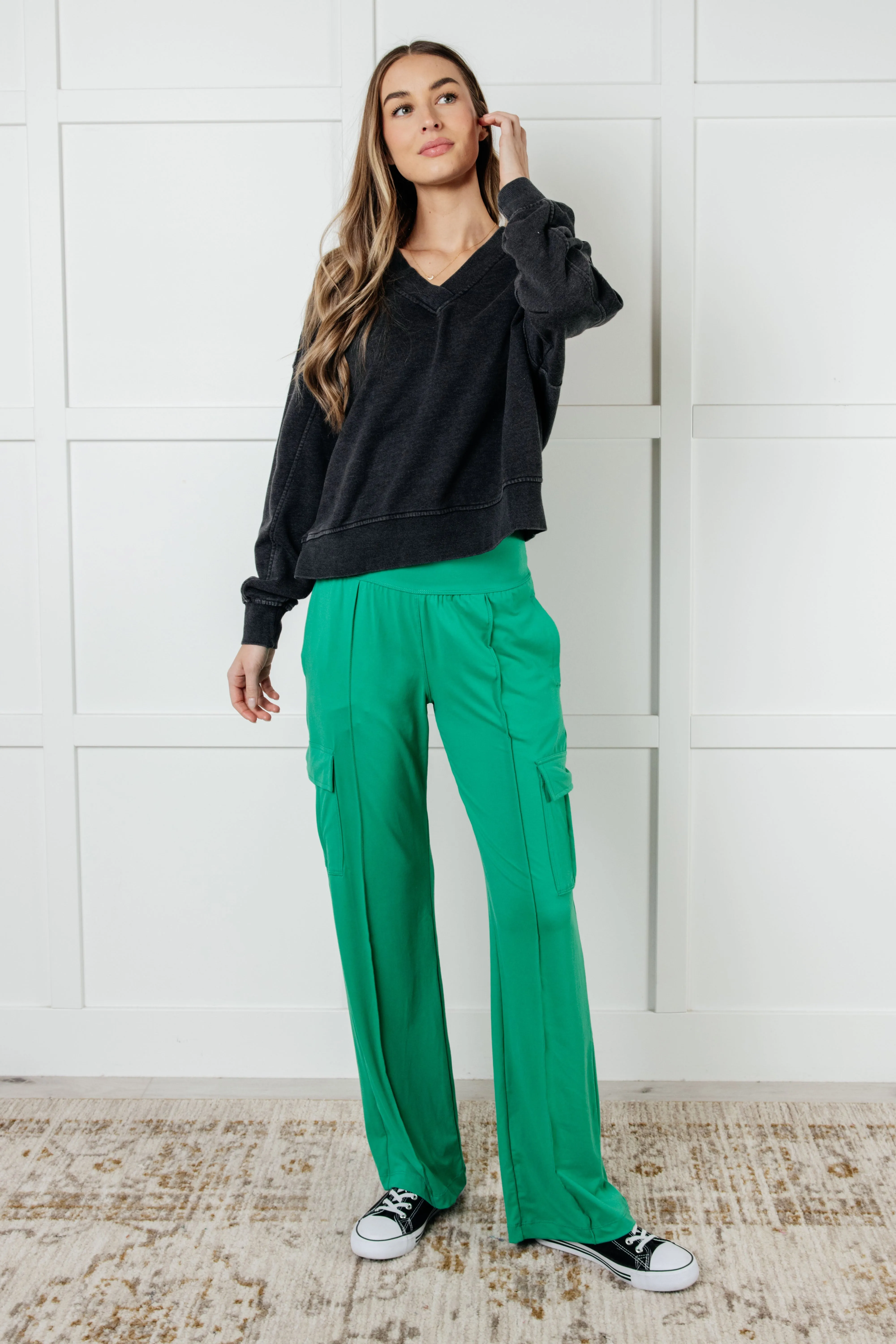 Rep Ready Mineral Wash French Terry Pullover in Black sold by Roxie’s Picks product image thumbnail 5