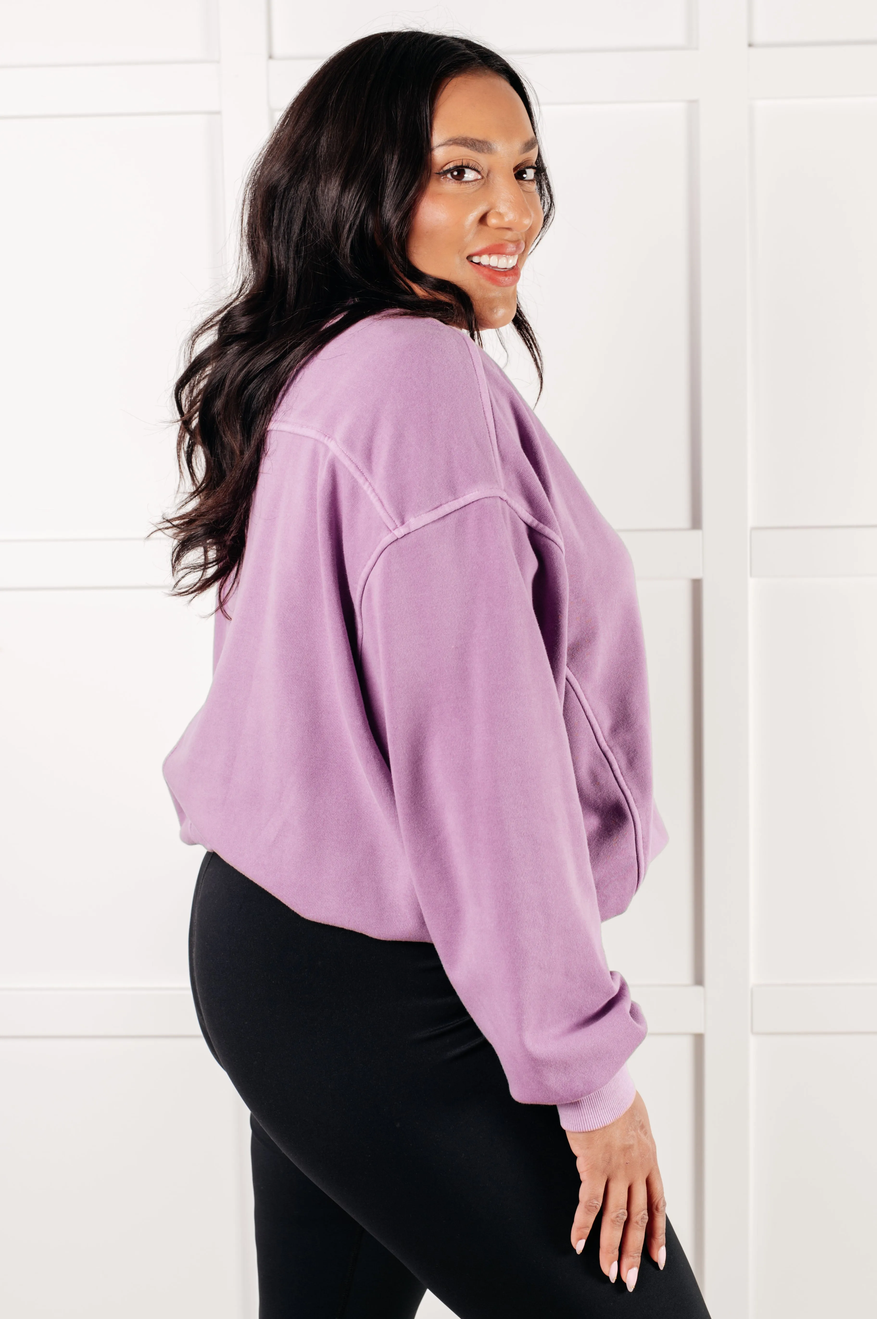Beyond the Basics Pullover in Violet sold by Roxie’s Picks product image thumbnail 5