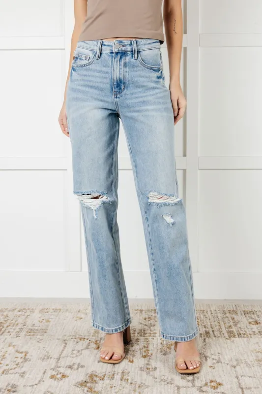 Patricia High Rise Rigid Magic 90's Straight Jeans sold by Roxie’s Picks
