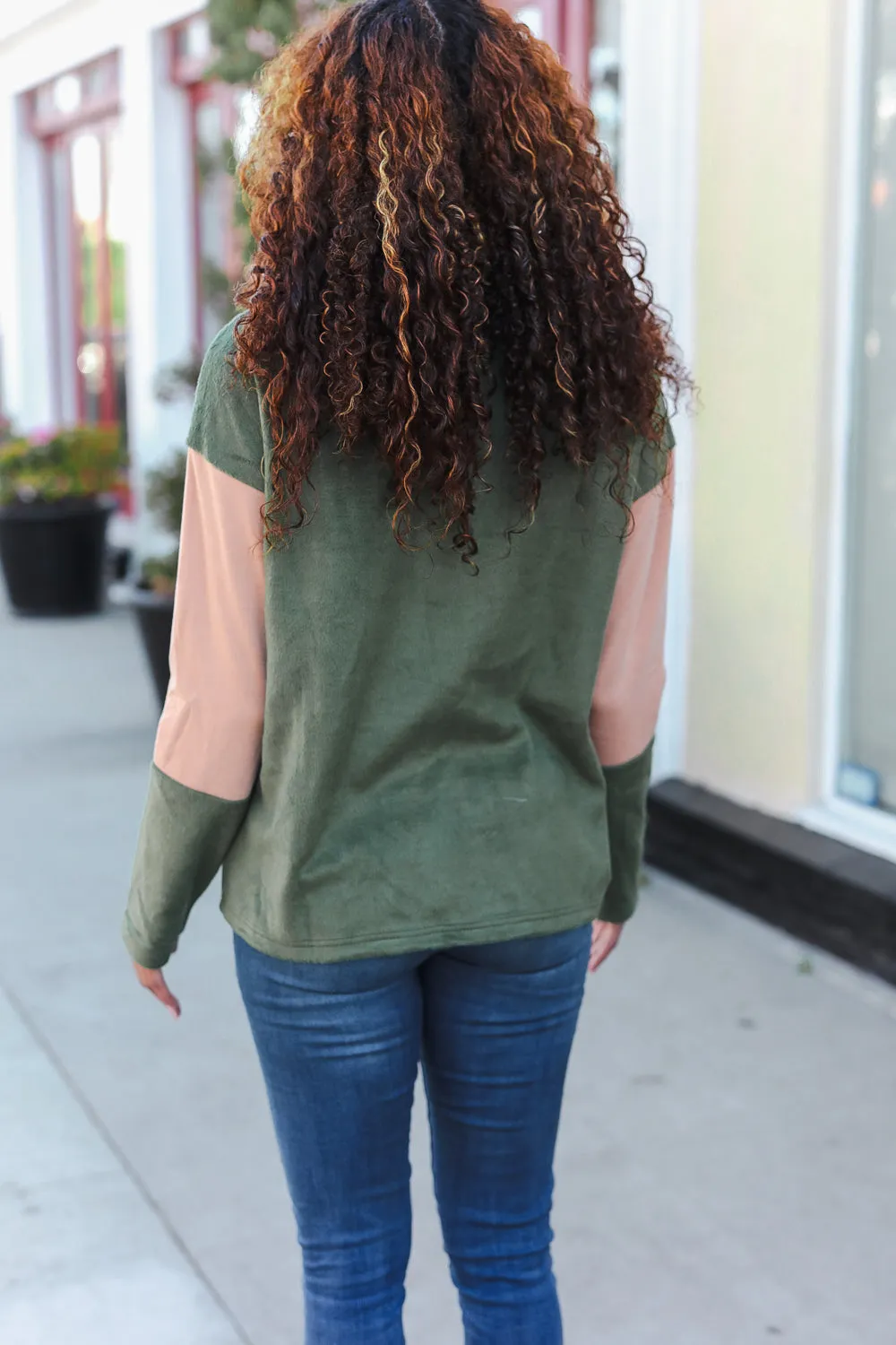 Zip Up Cinched Hem Pullover sold by Roxie’s Picks product image thumbnail 2