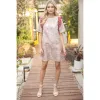 Metallic Jaquard Contrast Ruffle Dress sold by Roxie’s Picks