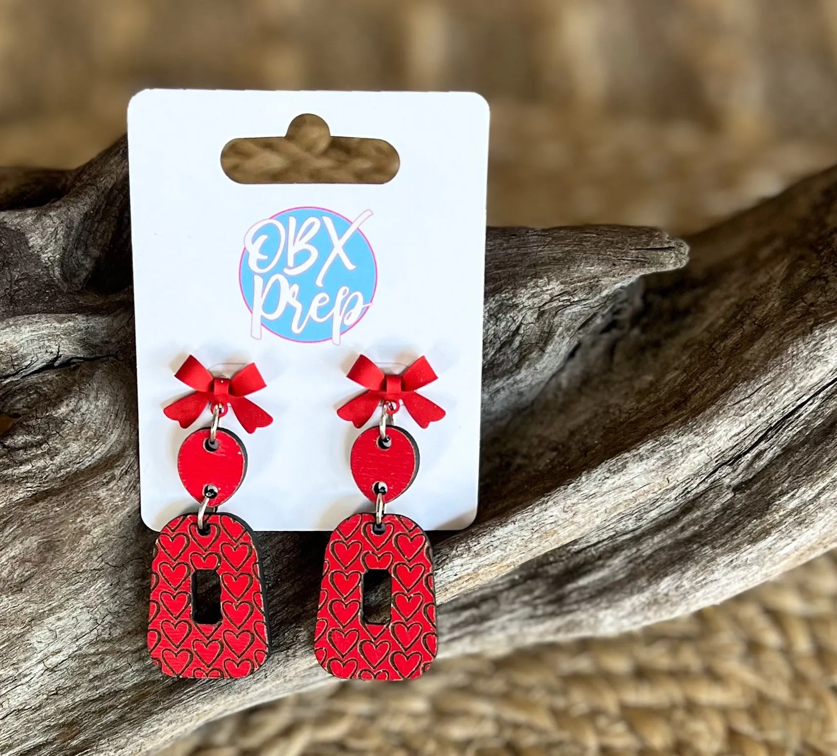 Handmade Coquette Bow & Heart Dangle Earrings – Romantic & Chic! ?❤️ sold by Roxie’s Picks product image thumbnail 2