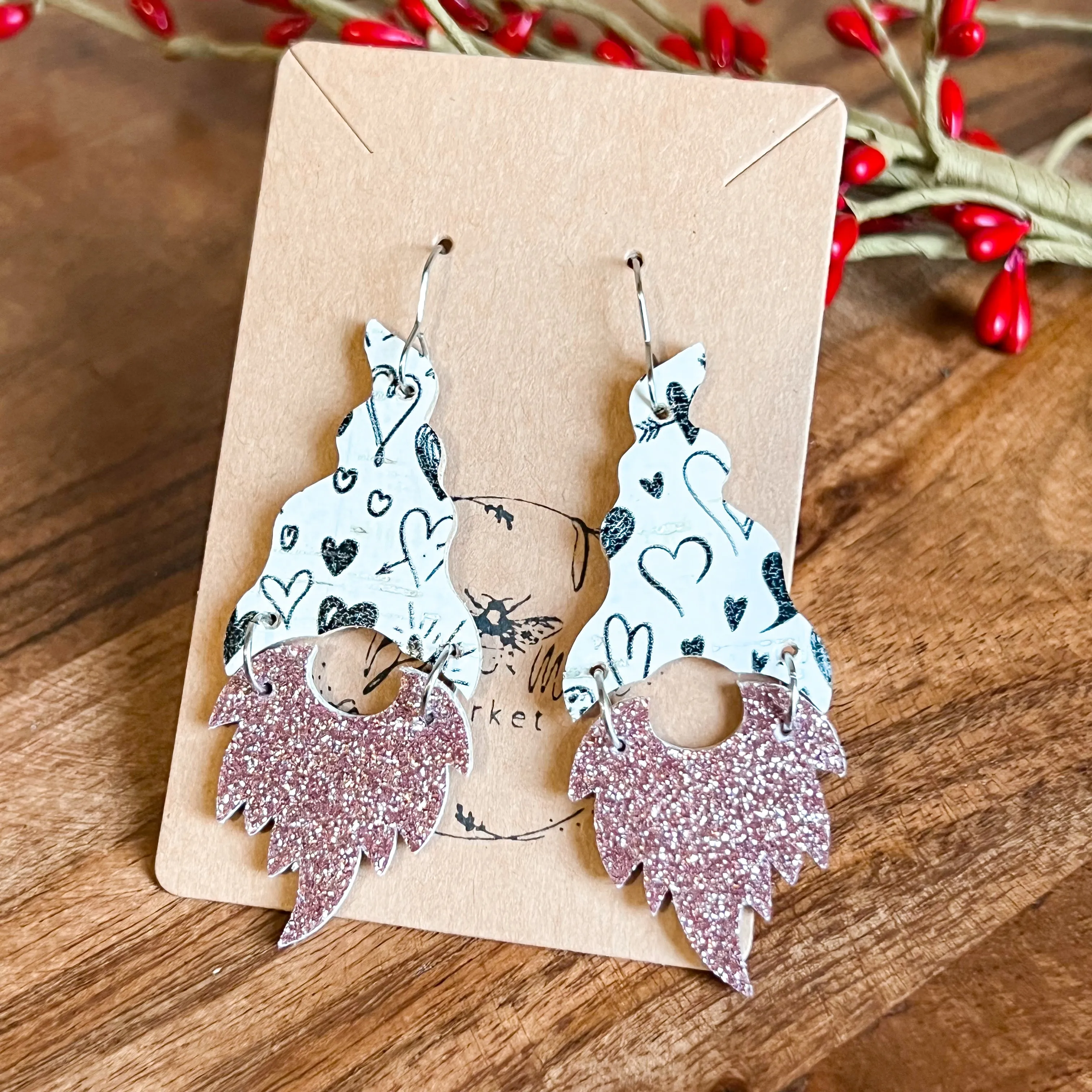 Fine Bearded Valentine Gnome Earrings sold by Roxie’s Picks product image thumbnail 4