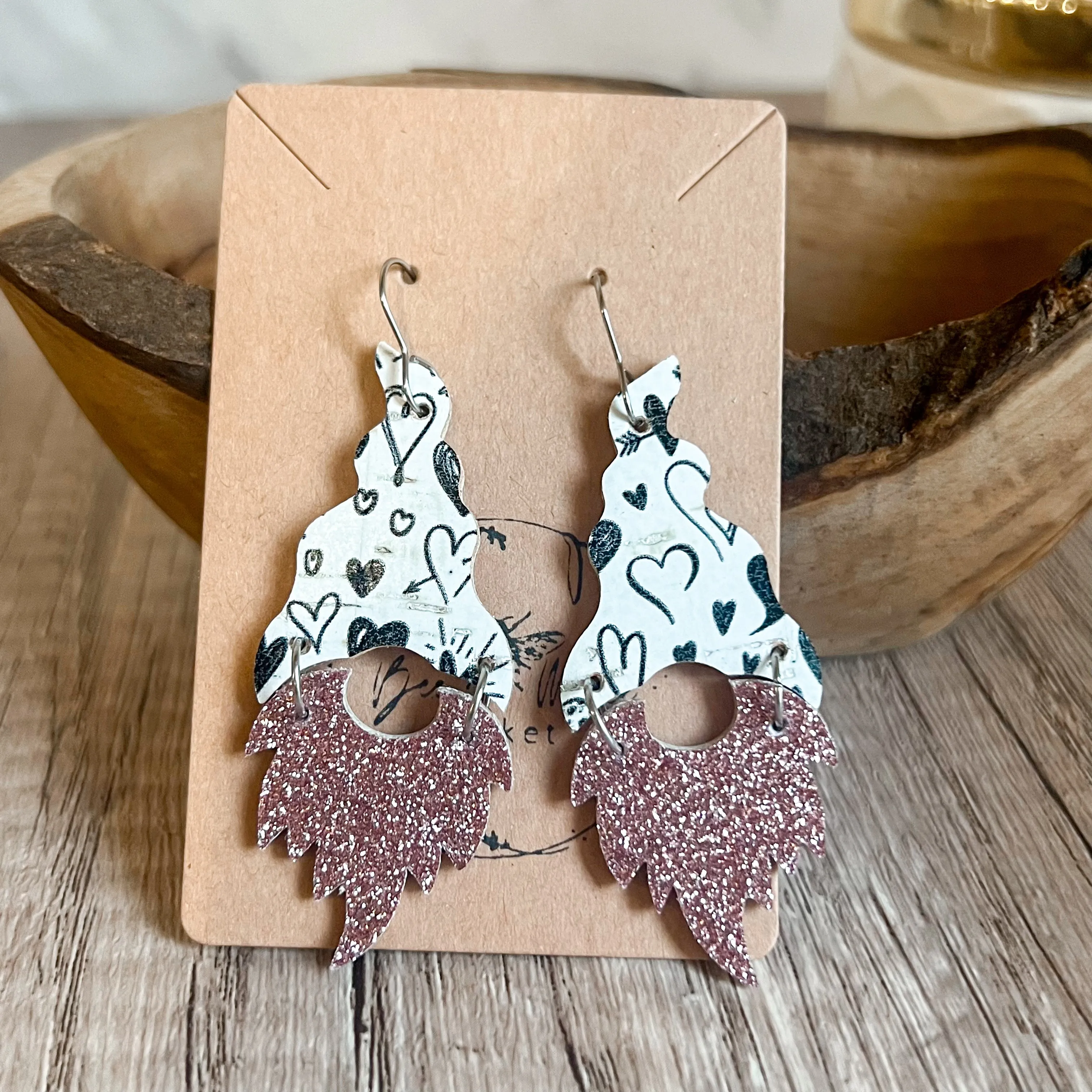 Fine Bearded Valentine Gnome Earrings sold by Roxie’s Picks product image thumbnail 3
