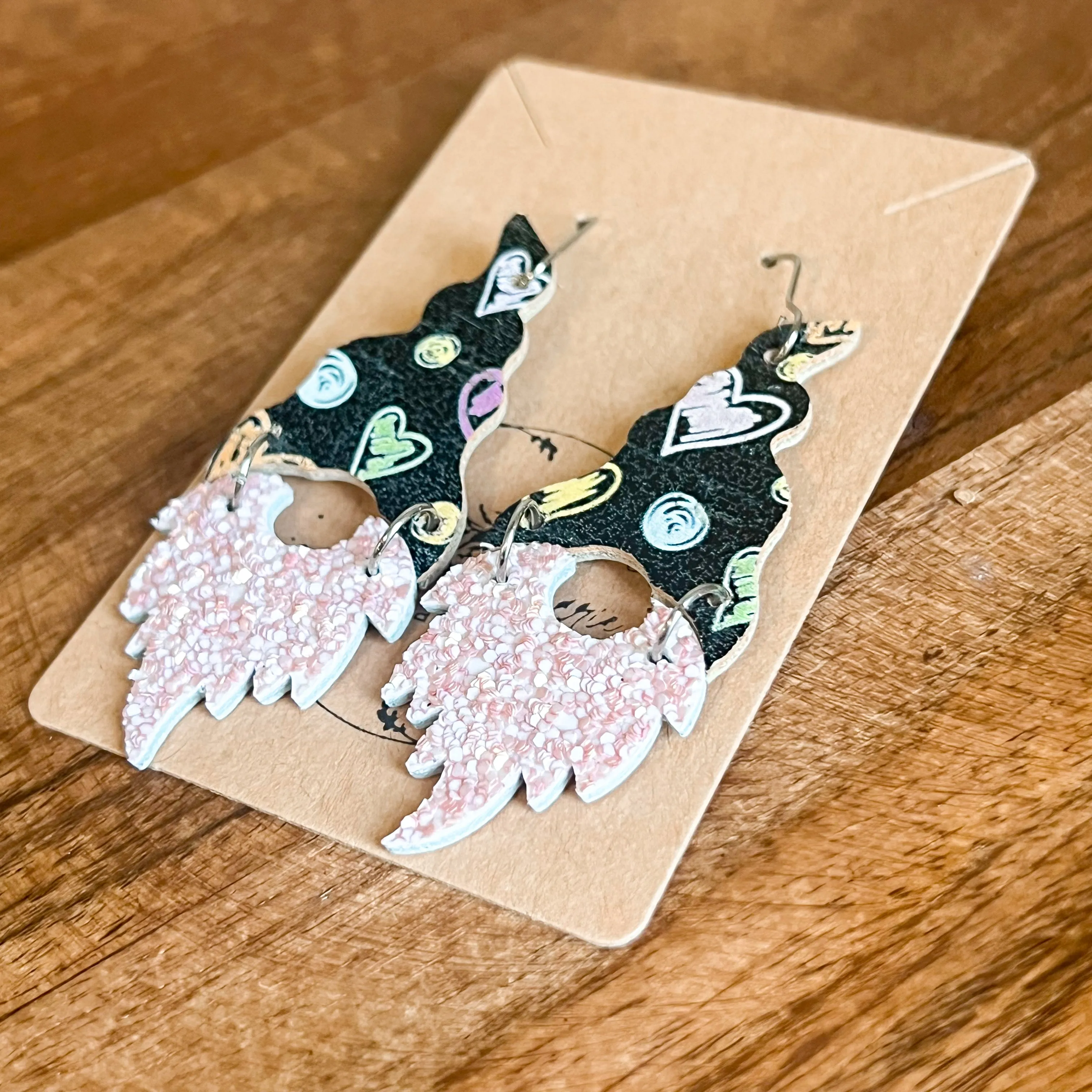 Chunky Bearded Valentine Gnome Earrings sold by Roxie’s Picks product image thumbnail 4