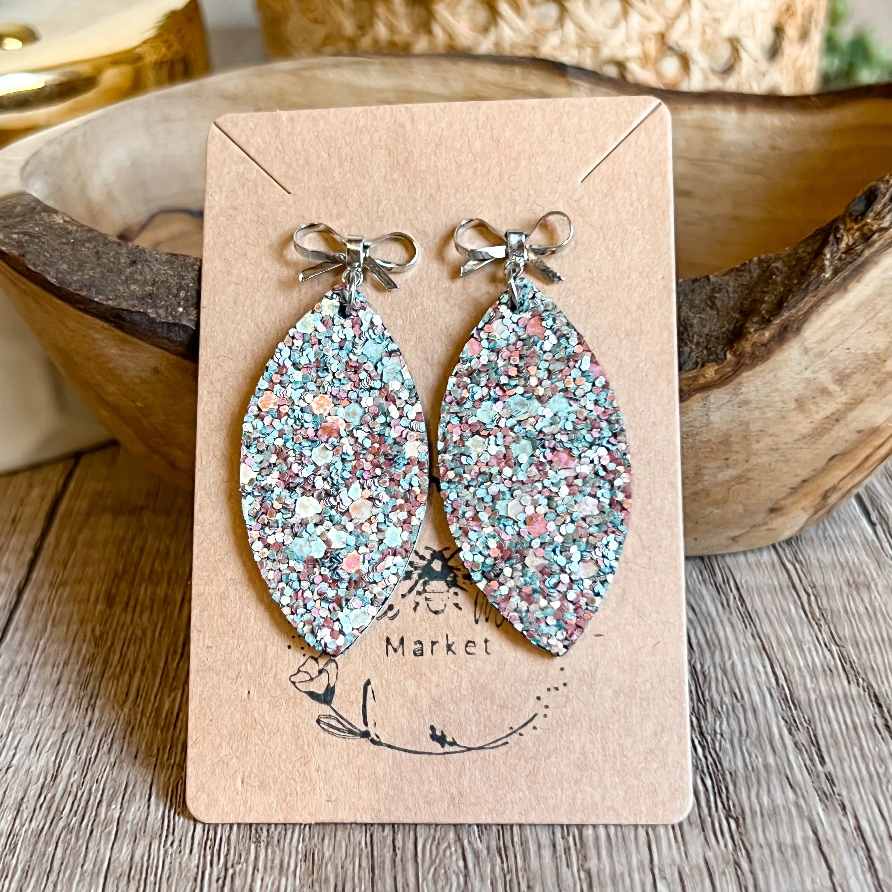 Ella Romance Glitter Drop Earrings sold by Roxie’s Picks
