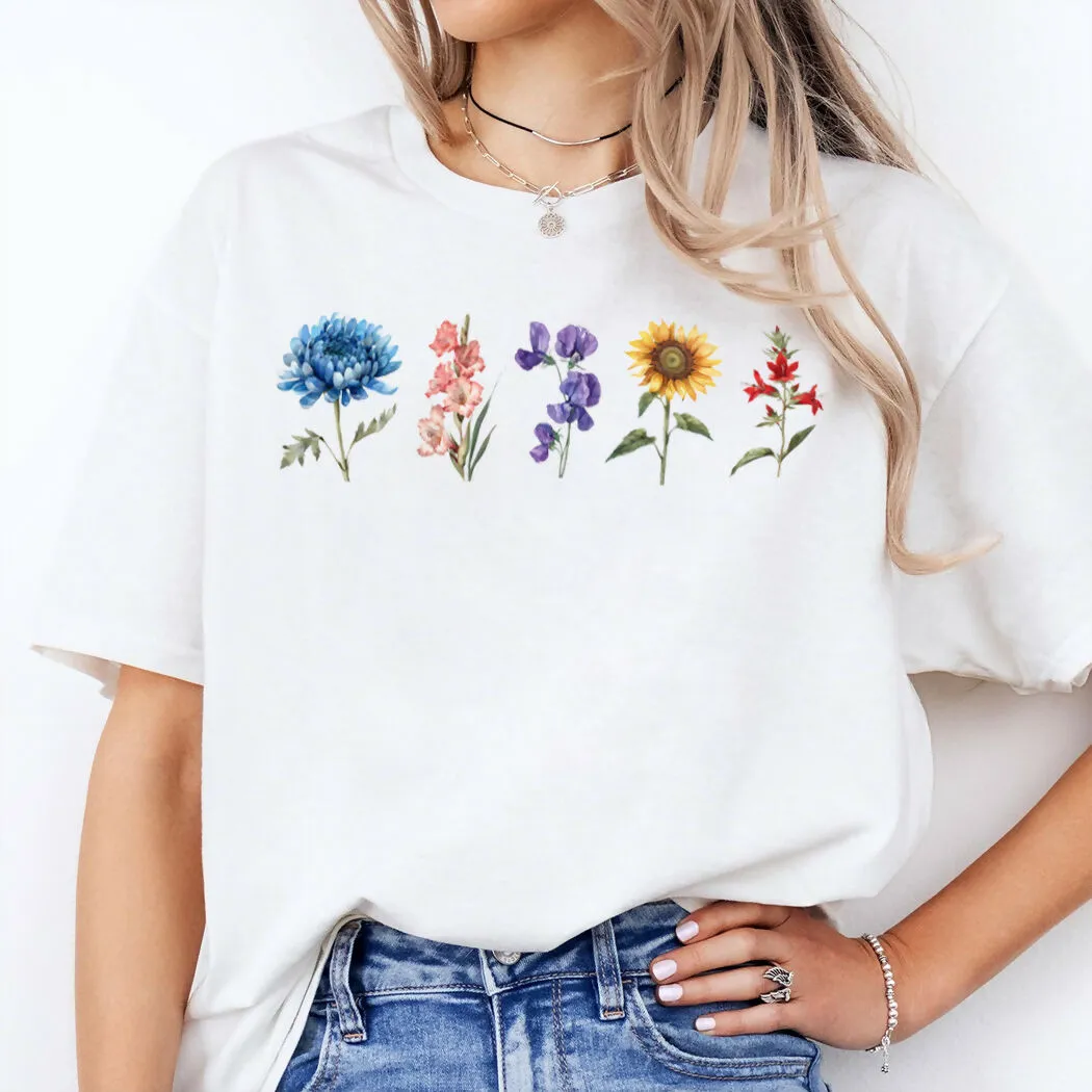 Small Wildflowers Graphic Tee sold by Roxie’s Picks