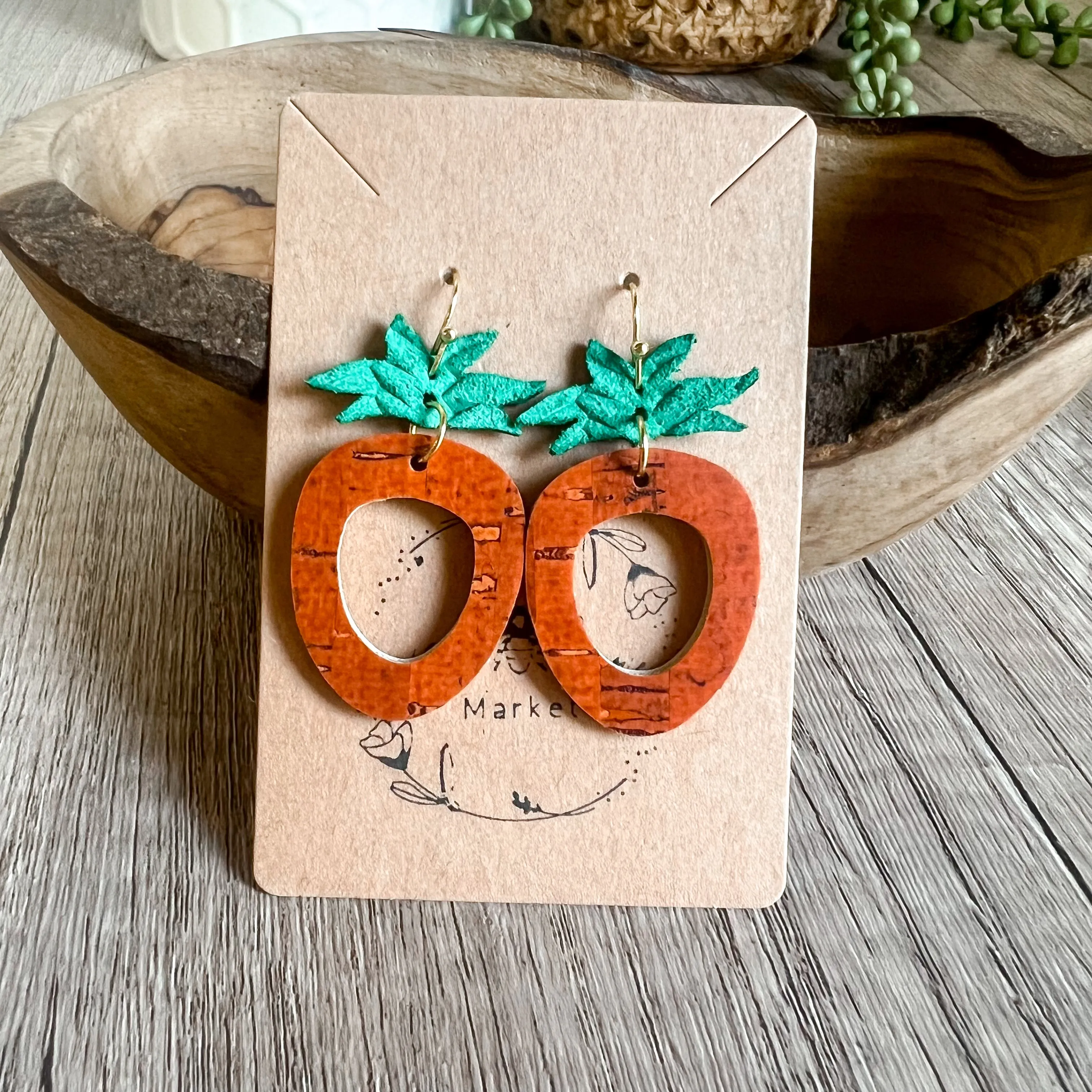 Carrot Drop Earrings sold by Roxie’s Picks
