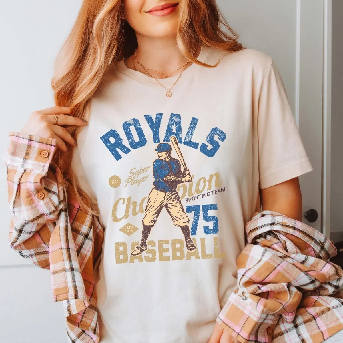 Royals Vintage Baseball Team Tee sold by Roxie’s Picks