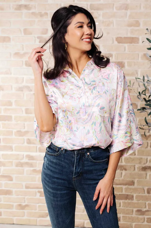 Blissful Botanicals Blouse sold by Roxie’s Picks
