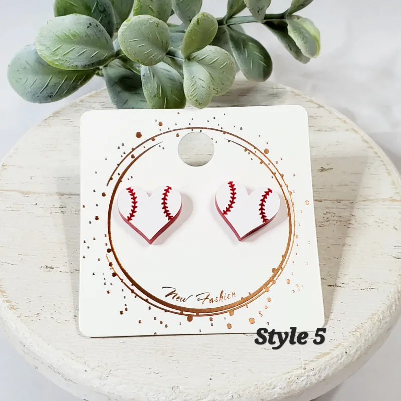 Acrylic Heart Studs | Style 5 sold by Roxie’s Picks
