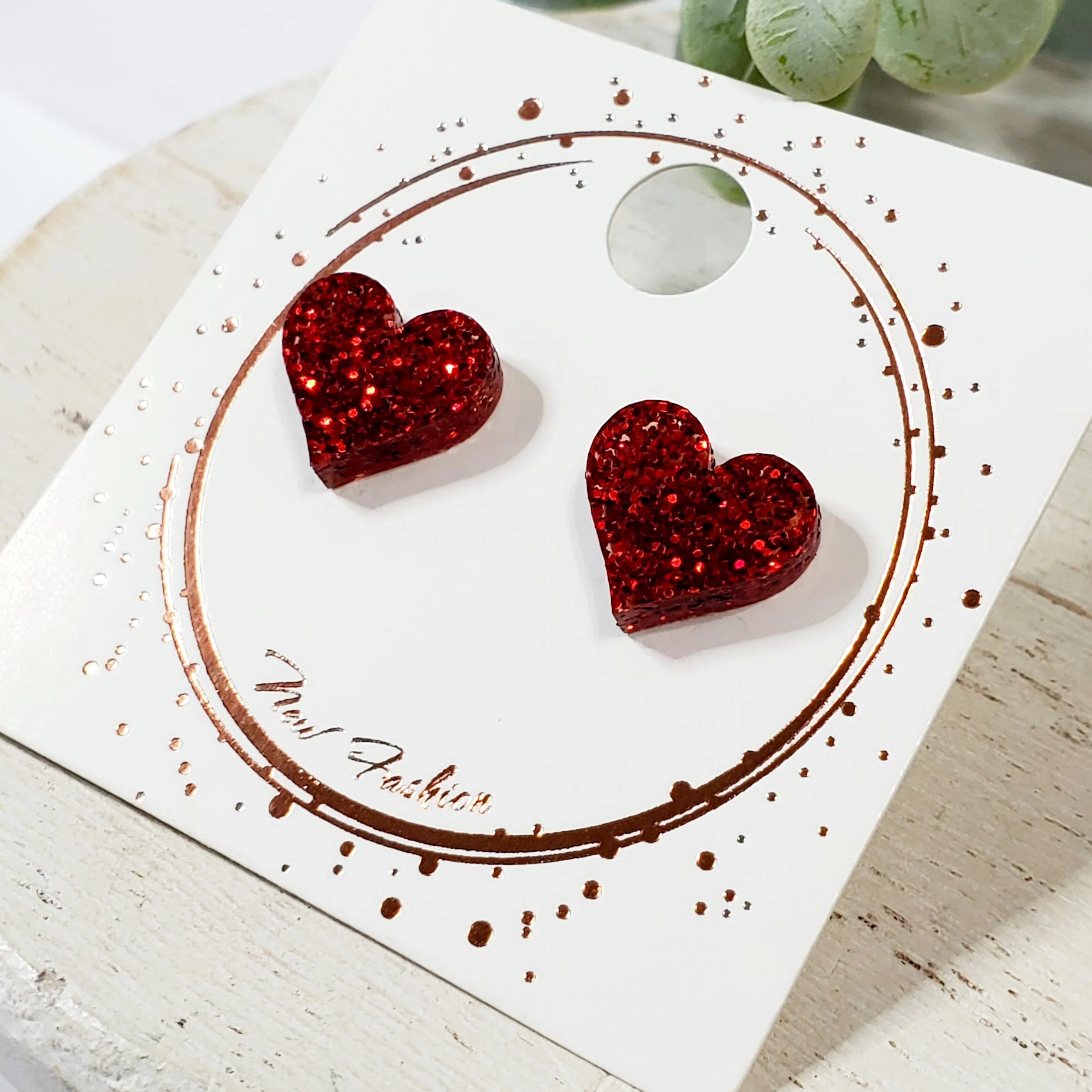 Acrylic Heart Studs | Style 11 sold by Roxie’s Picks product image thumbnail 2
