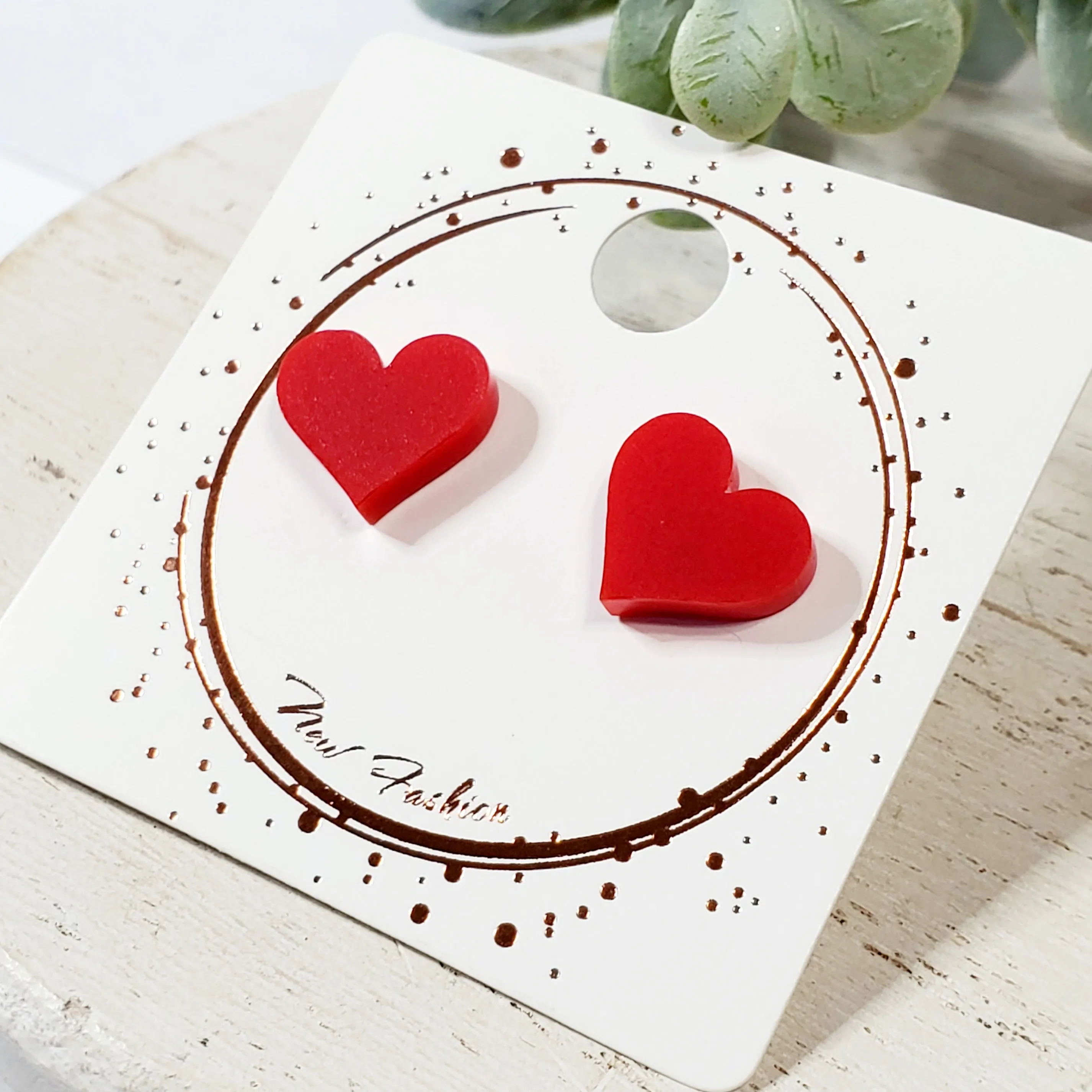 Acrylic Heart Studs | Style 10 sold by Roxie’s Picks product image thumbnail 2