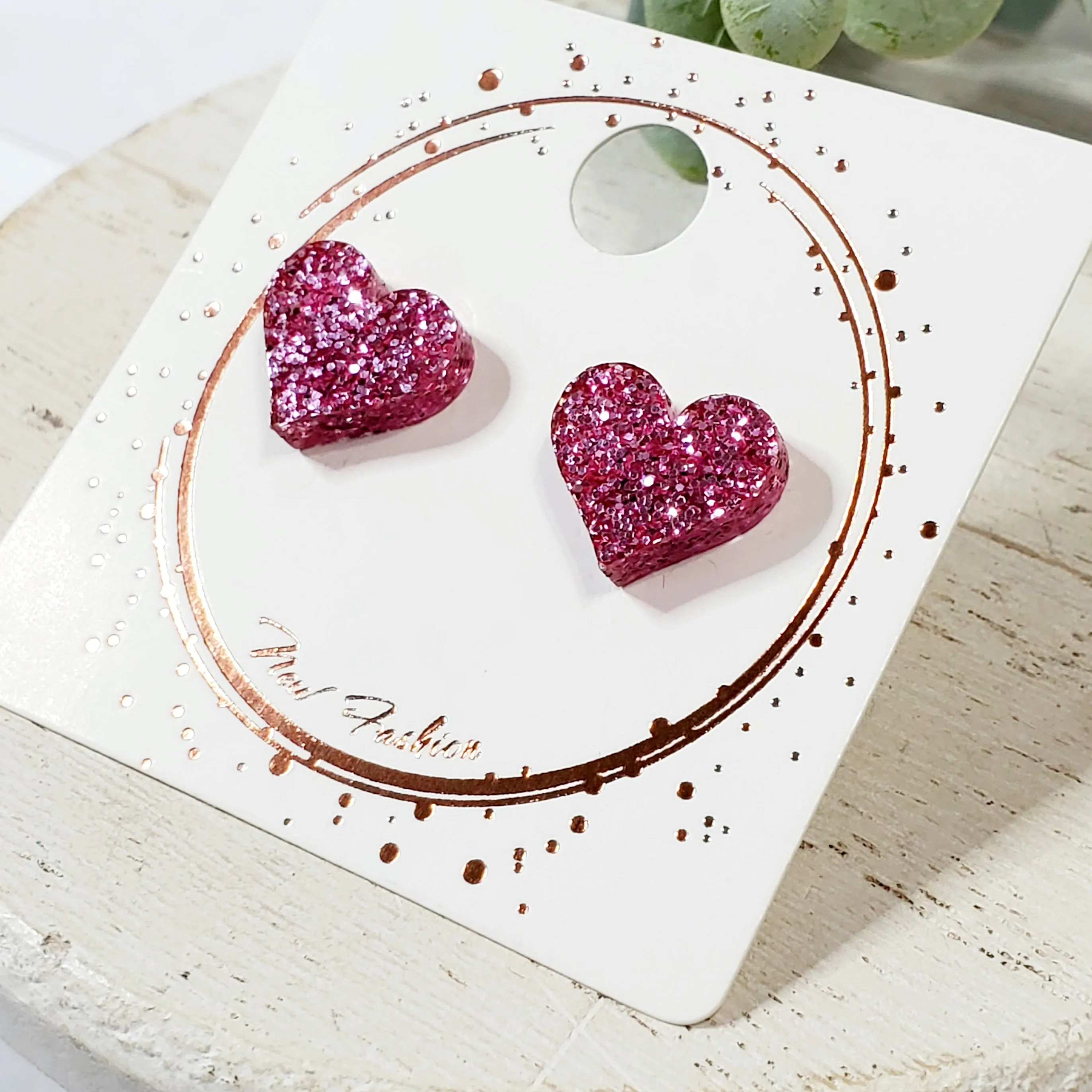 Acrylic Heart Studs | Style 12 sold by Roxie’s Picks product image thumbnail 2