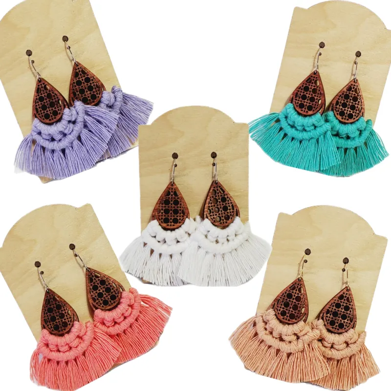 Handmade Macrame Earrings | 7 Styles sold by Roxie’s Picks