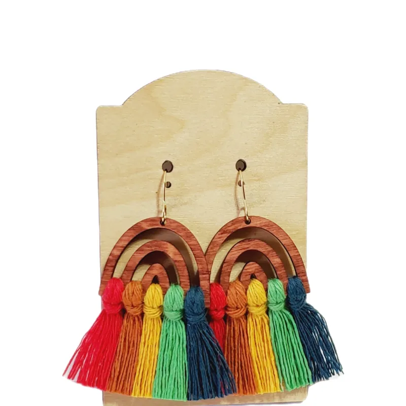 Handmade Macrame Earrings sold by Roxie’s Picks