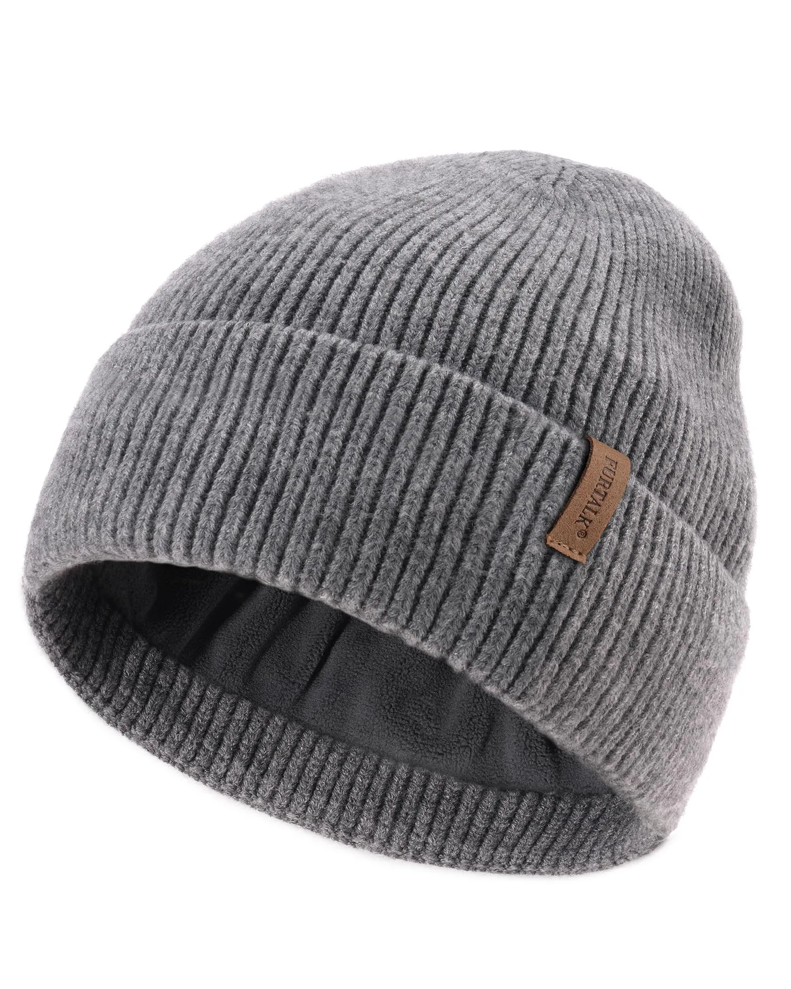 FURTALK Winter Hats for Men Women Fleece Lined Beanie Warm Cuffed Outdoor Skull Cap sold by Roxie’s Picks