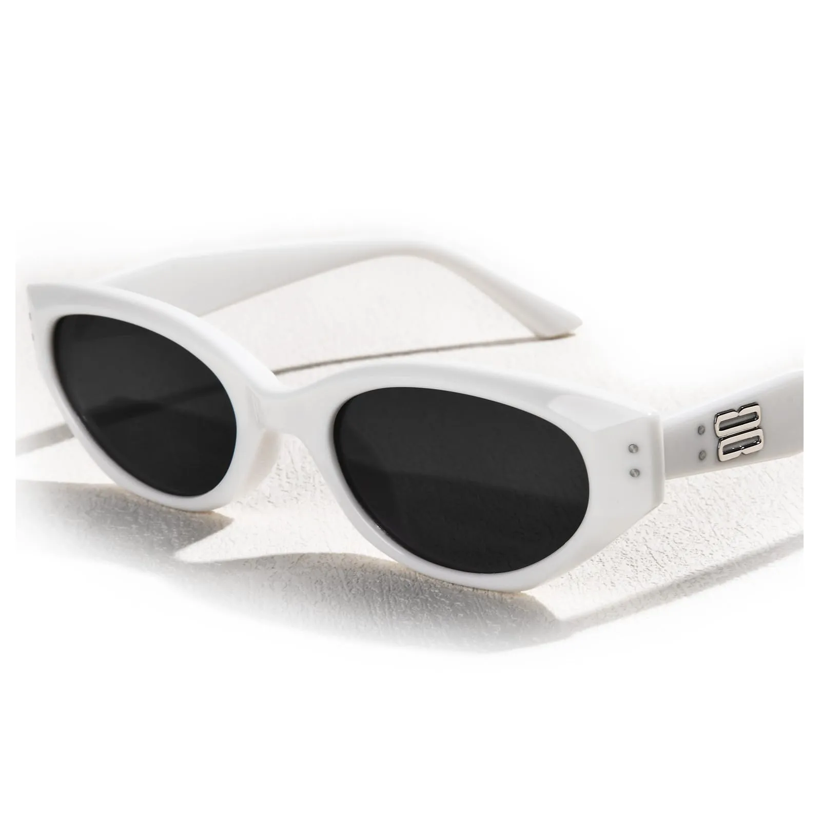 FURTALK Oval Sunglasses for Women Men Cat Eye 90s Vintage Trendy Sunnies Polarized UV Protection Sun Glasses FT8207 sold by Roxie’s Picks product image thumbnail 2