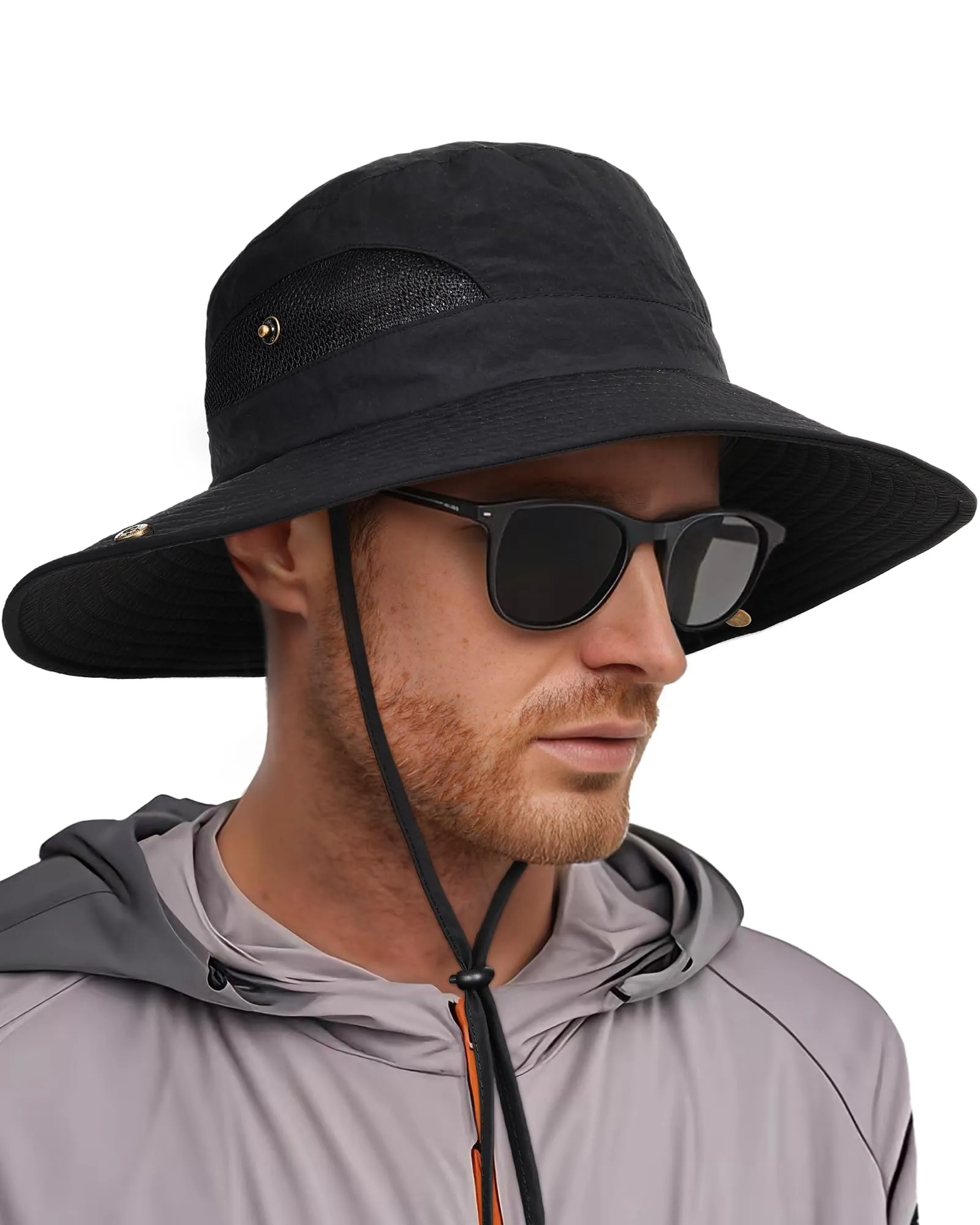 FURTALK Mens Bucket Sun Hat UPF 80+ Wide Brim Hiking Fishing Beach Outdoor Hats sold by Roxie’s Picks product image thumbnail 2