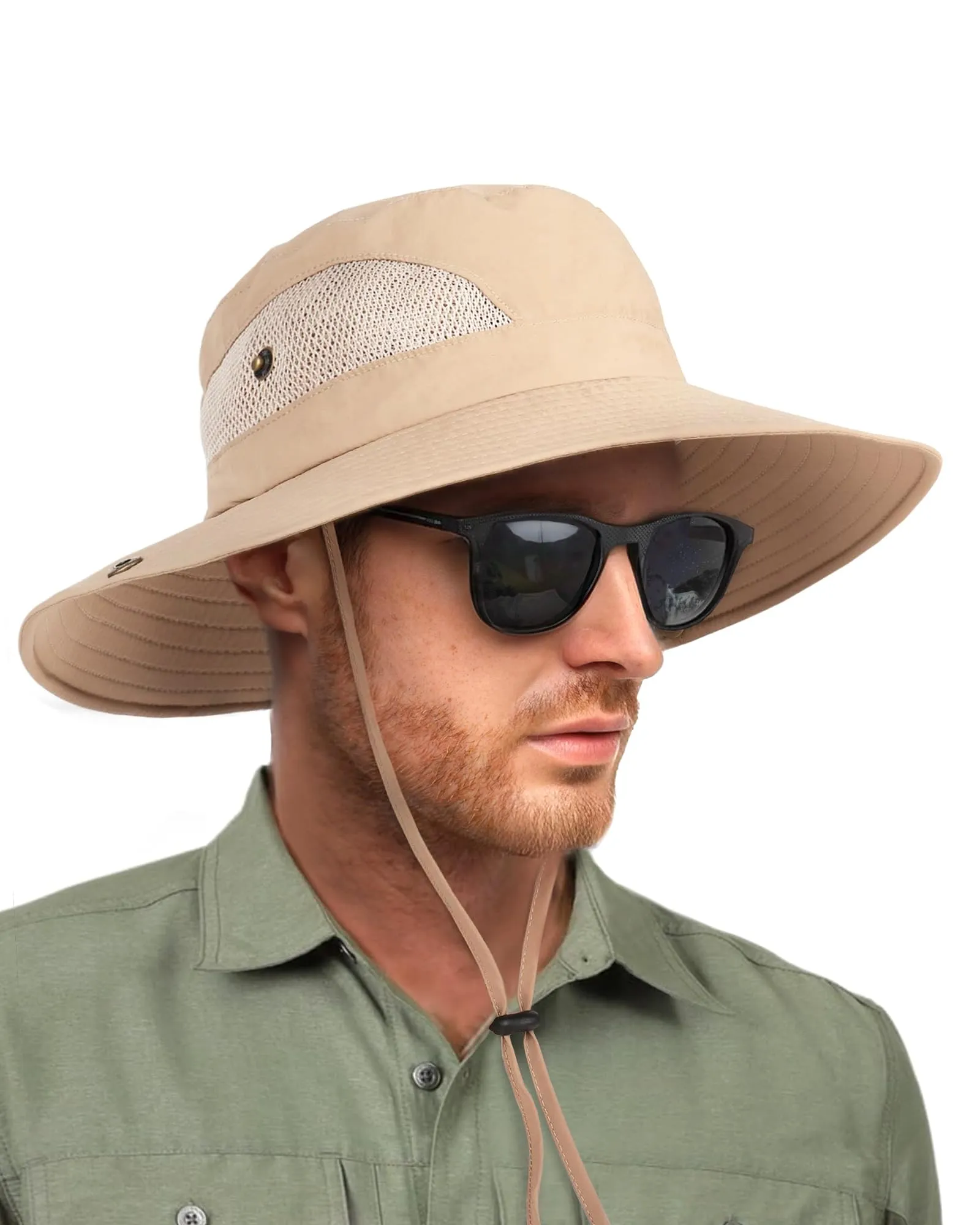 FURTALK Mens Bucket Sun Hat UPF 80+ Wide Brim Hiking Fishing Beach Outdoor Hats sold by Roxie’s Picks