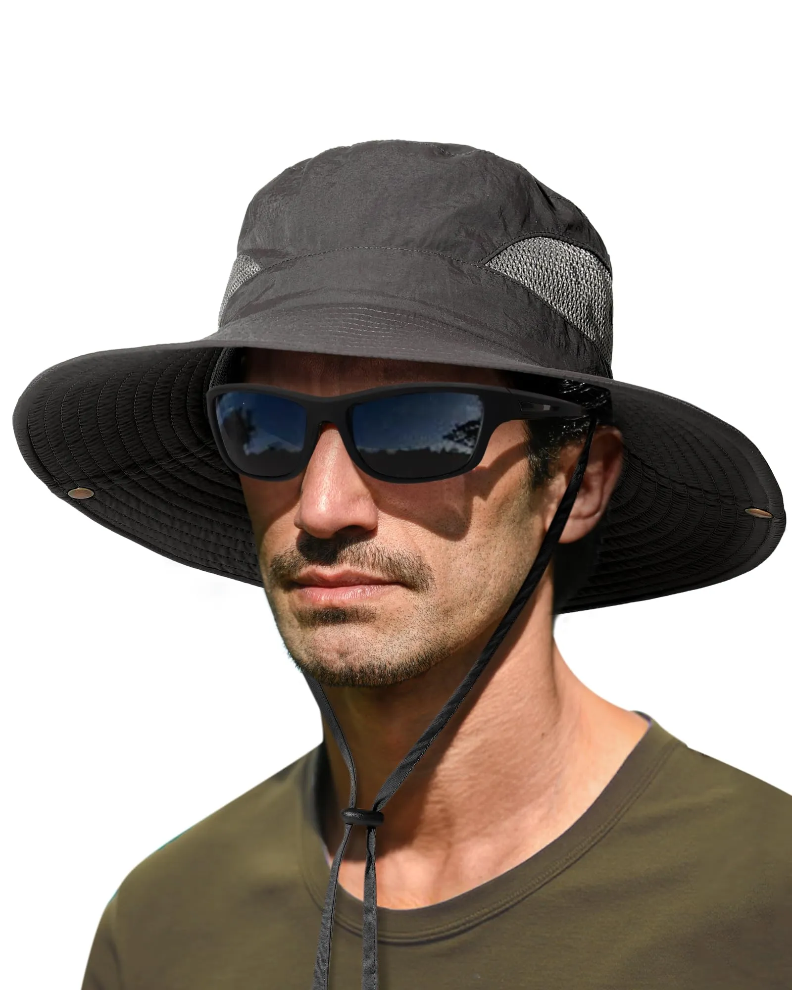 FURTALK Mens Bucket Sun Hat UPF 80+ Wide Brim Hiking Fishing Beach Outdoor Hats sold by Roxie’s Picks product image thumbnail 4