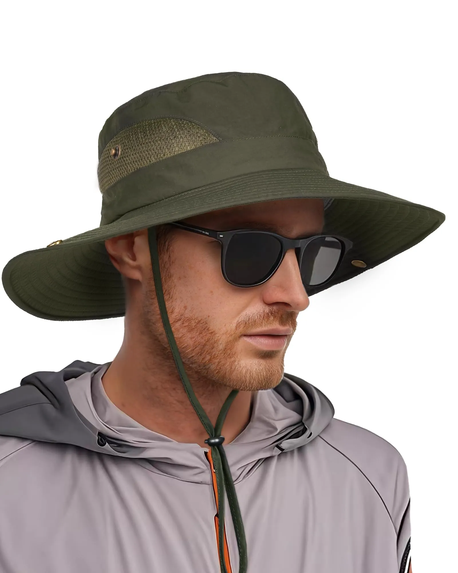 FURTALK Mens Bucket Sun Hat UPF 80+ Wide Brim Hiking Fishing Beach Outdoor Hats sold by Roxie’s Picks product image thumbnail 3