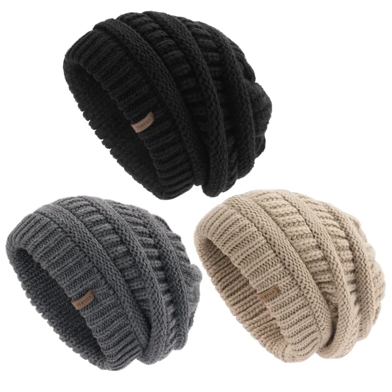 FURTALK Winter Slouchy Beanie Hat for Women Warm Cable Knit Strench Skull Cap sold by Roxie’s Picks