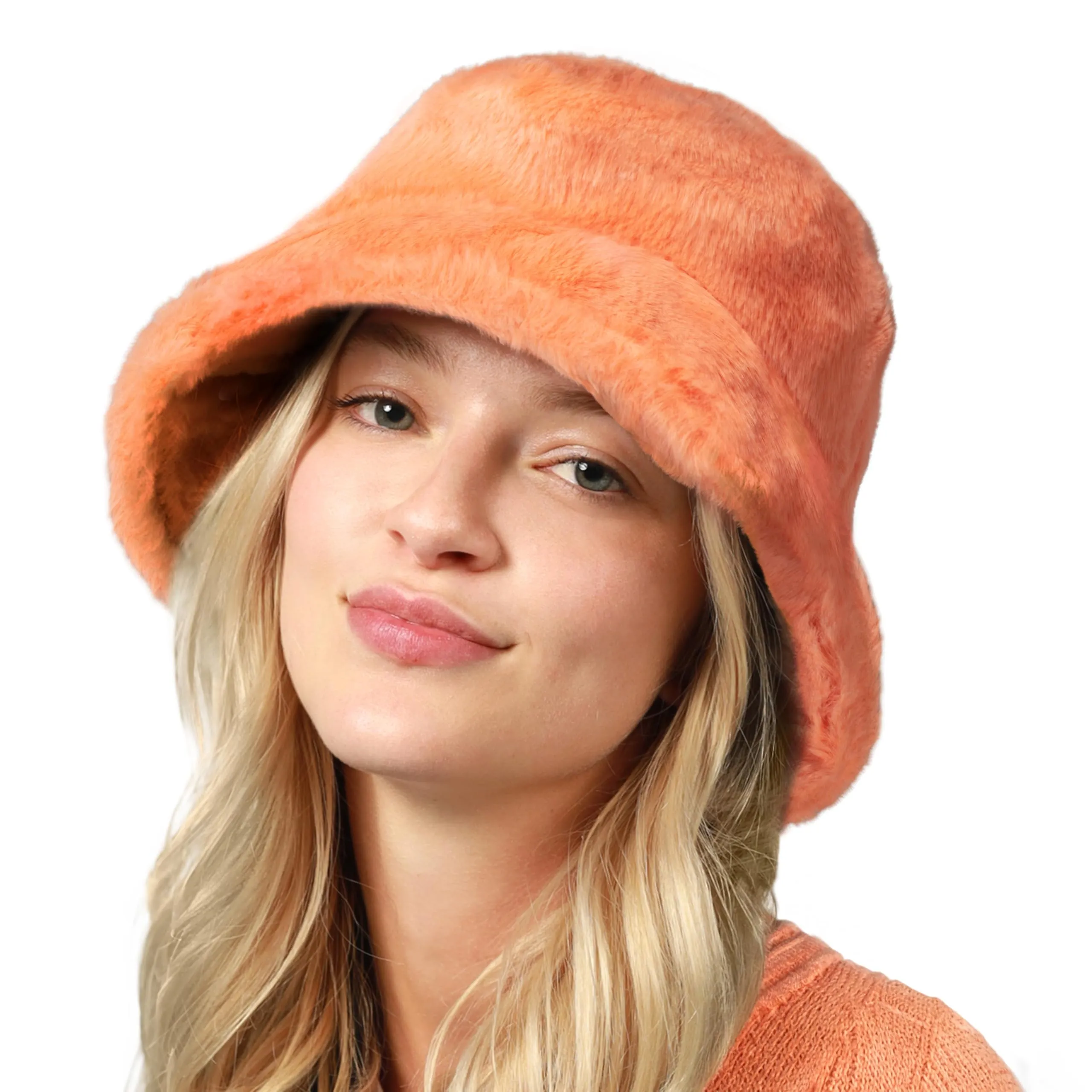 CHOK.LIDS Everyday Winter Fur Bucket Hat Unisex Trendy Soft Fluffy Warm Lightweight Fleece Fisherman Cap for Women Men sold by Roxie’s Picks product image thumbnail 2