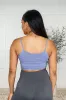 Hot Yoga Tank in Blue Hyacinth sold by Roxie’s Picks