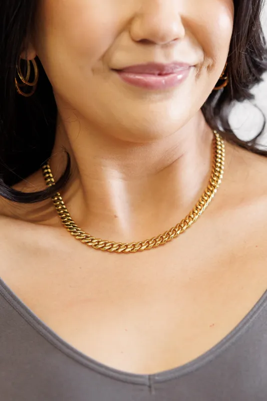 Curiously Cute Cuban Chain Necklace sold by Roxie’s Picks