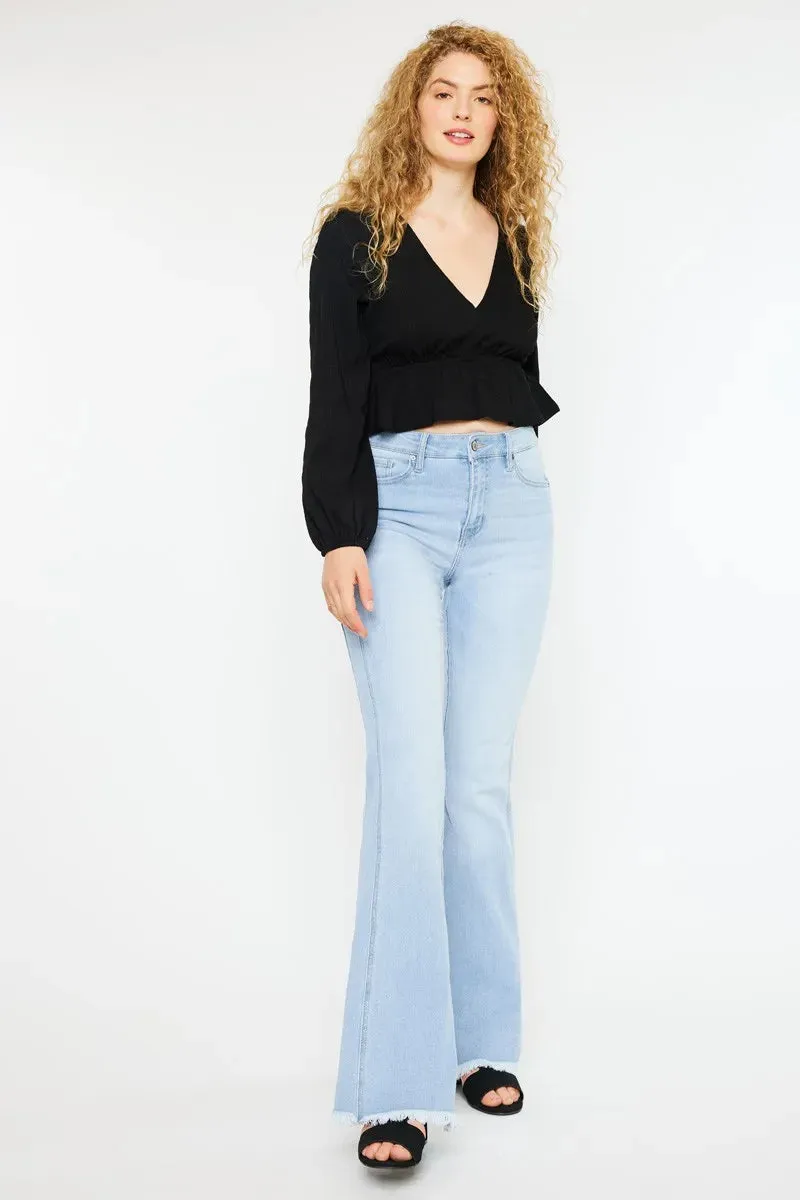 Kancan High Rise Curvy Flare Jeans sold by Roxie’s Picks product image thumbnail 5