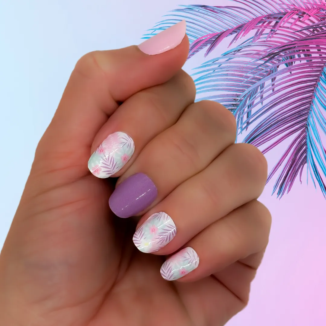 Nail Wrap - Tropical Palms sold by Roxie’s Picks product image thumbnail 2